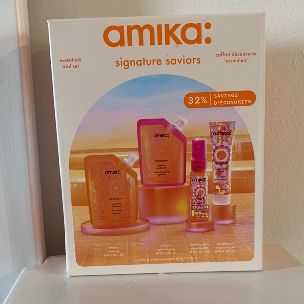 Amika Signature Saviors Skincare Set - Orange